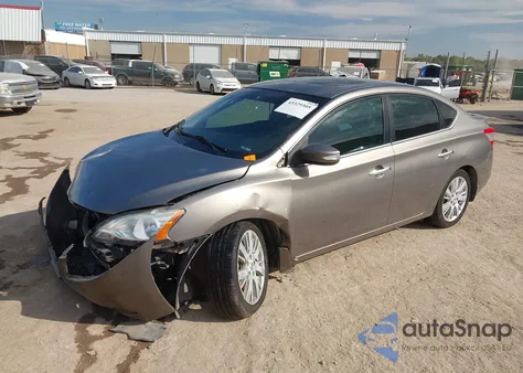 2015 Nissan Sentra Sl из США, поврежденный, VIN 3N1AB7APXFY223649